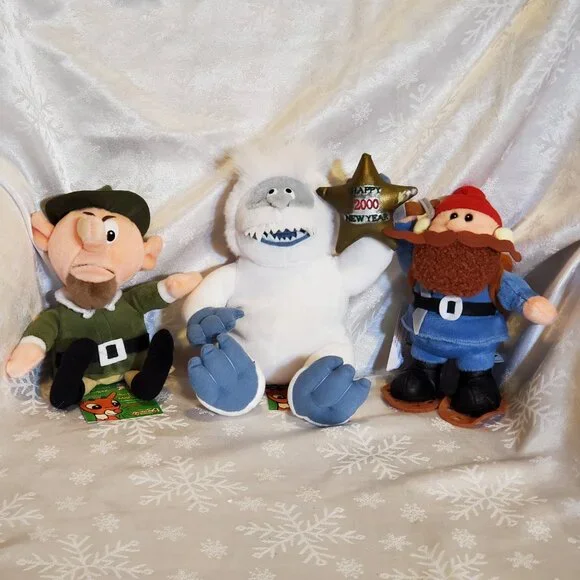 Stuffins Rudolph Island of Misfit Toys 1998-1999 CVS Plush Set of 12 w/Display - Picture 2 of 8